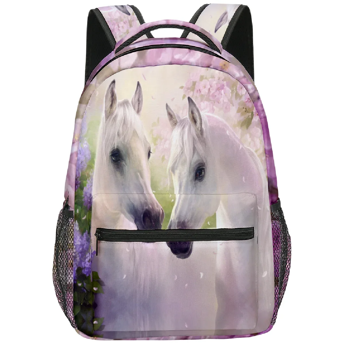 sac dos oxford université cheval licorne dessinanime voyage unisexe polyester pocheint penholder bandoulierearcue jacquard