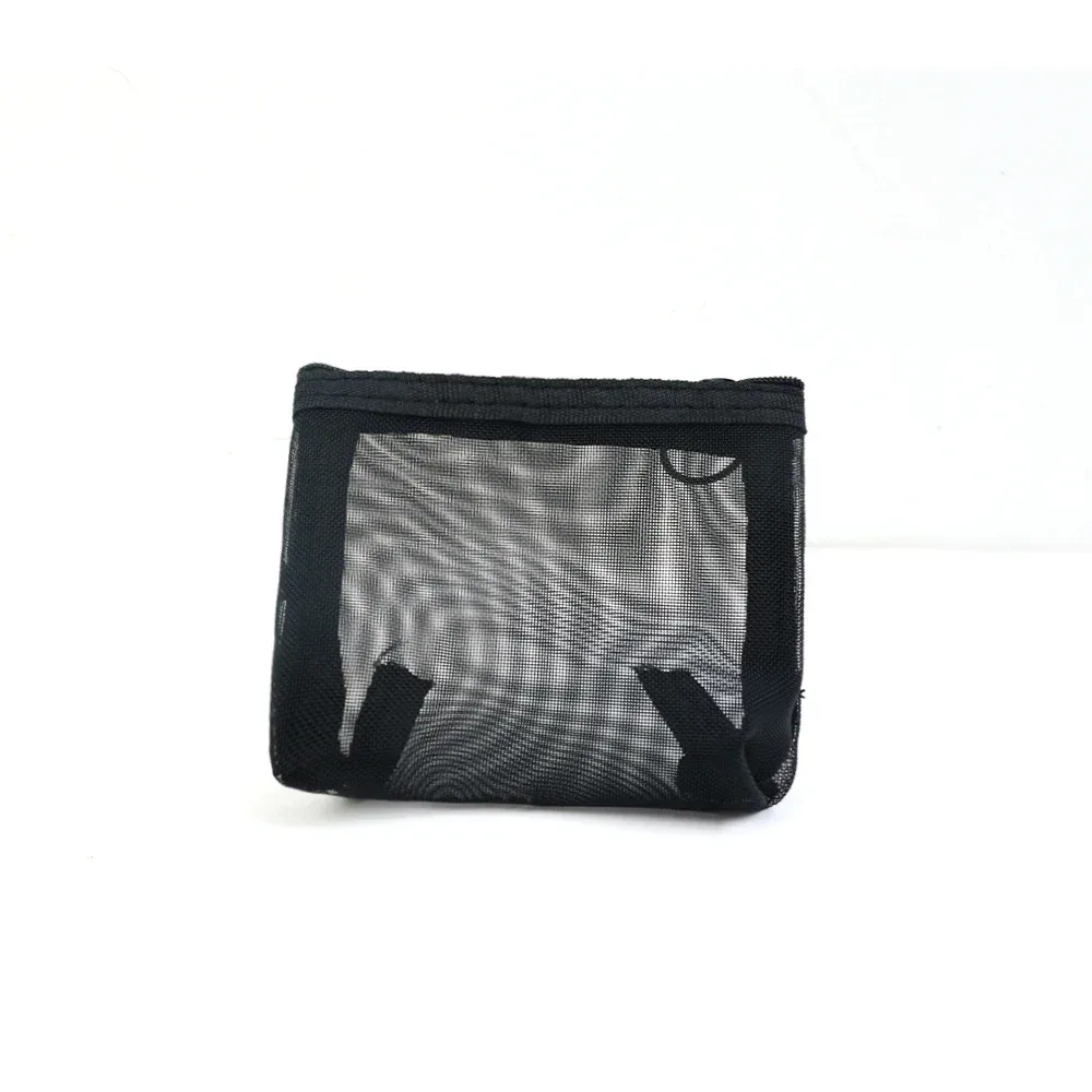 sacs à cosmétiques transparents en maille, trousse de maquillage noire, trousse de rangement portable, trousse de voyage en plein air, rouge à lèvres, poudres, cadeaux, taille s, m, l, 3 pièces