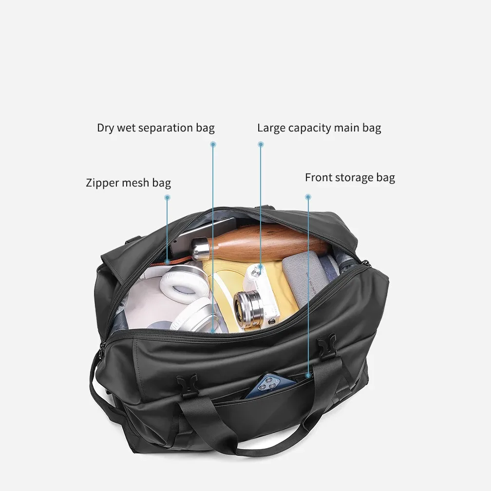 sac de voyage pour hommes, grande capacité, multifonctionnel, sac à bandoulière, sac à dos pour entraînement physique