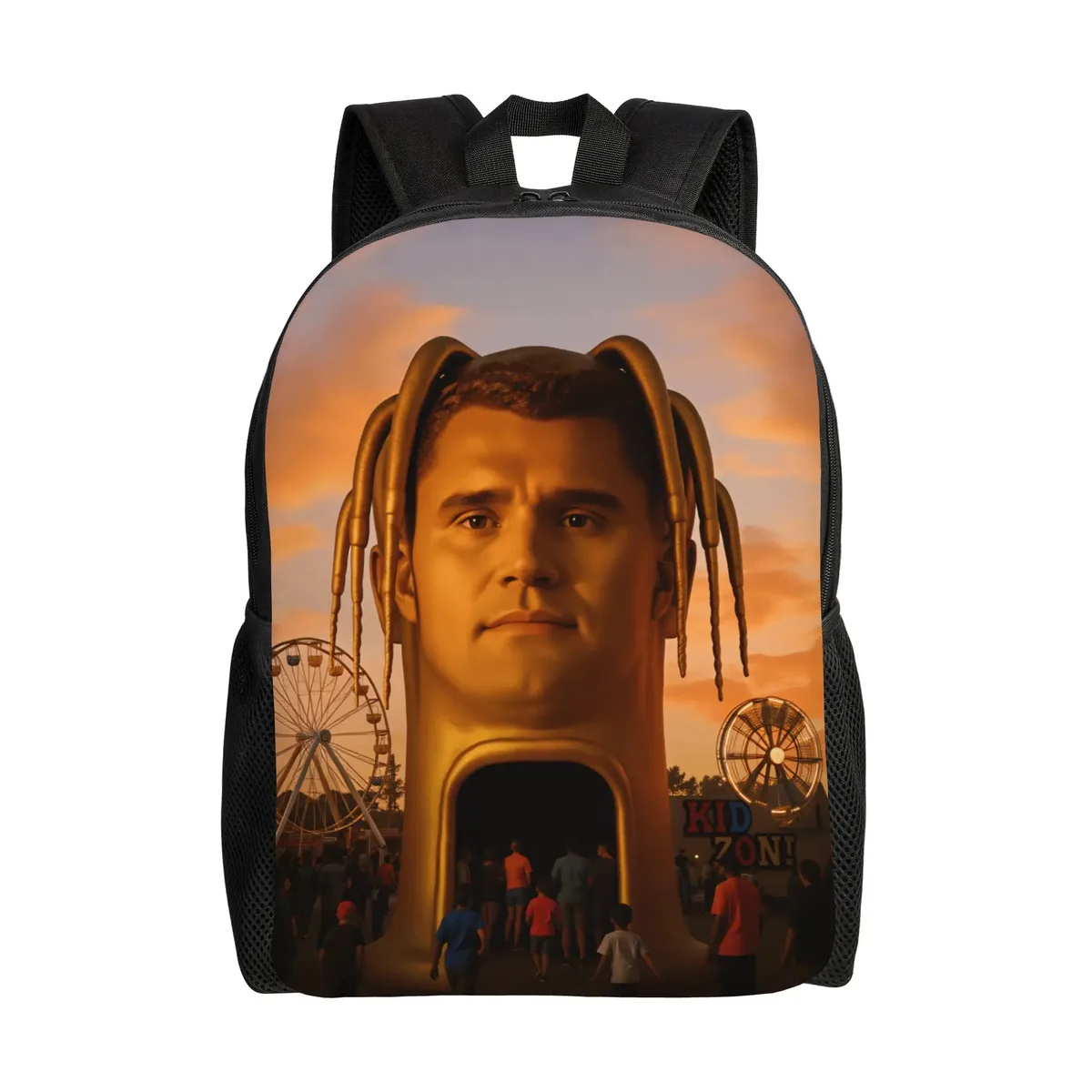 sac à dos charlie kirk angelic advocate kawaii, sacs à dos légers pour garçons, sacs de sport pour lycée, sac à dos design