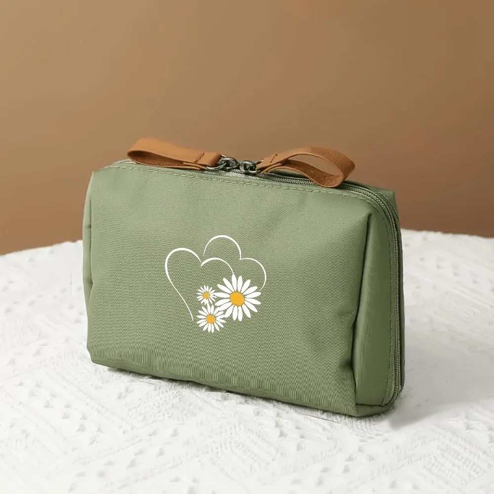 trousse de maquillage multifonctionnelle pour femmes, mini trousse de maquillage de voyage, trousse de rangement pour rouge à lèvres, idéale pour les voyages d'affaires.