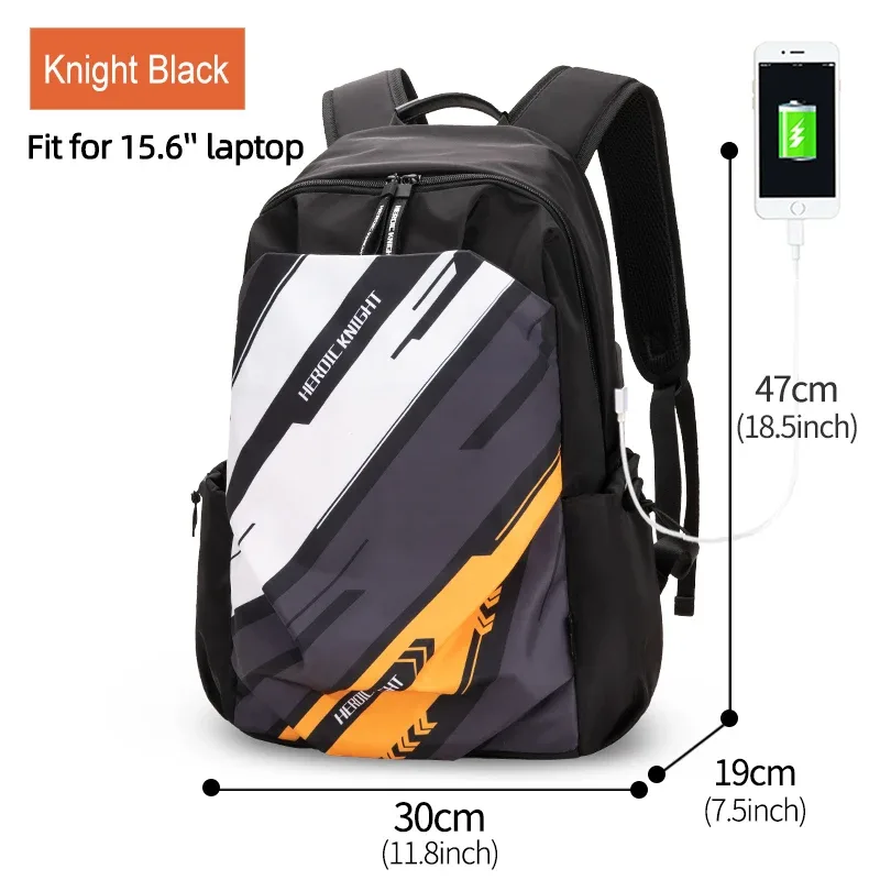 heroic knight – mini sac à dos populaire pour hommes et femmes, pour ipad 12.9 pouces, léger et étanche, pour les voyages, les sports et les voyages