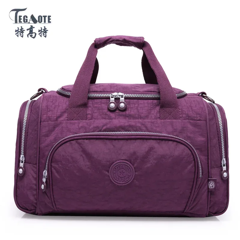 sacs à main en nylon de marque pour femmes, sac de voyage léger, sac de voyage à main, bagage à main pour voyage