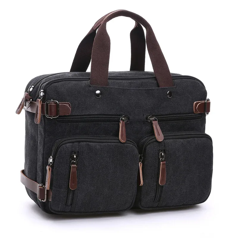 sac à main de voyage en toile pour hommes, sacs d'extérieur de grande capacité, sacs polochons de voyage, fourre-tout spacieux, sac à bandoulière multifonction pour hommes