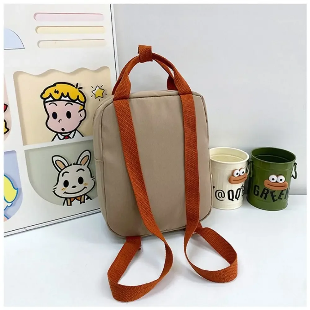 col long petit dinosaure maternelle enfants sac à dos dessin animé crochet cheveux brodé mignon sac à dos toile
