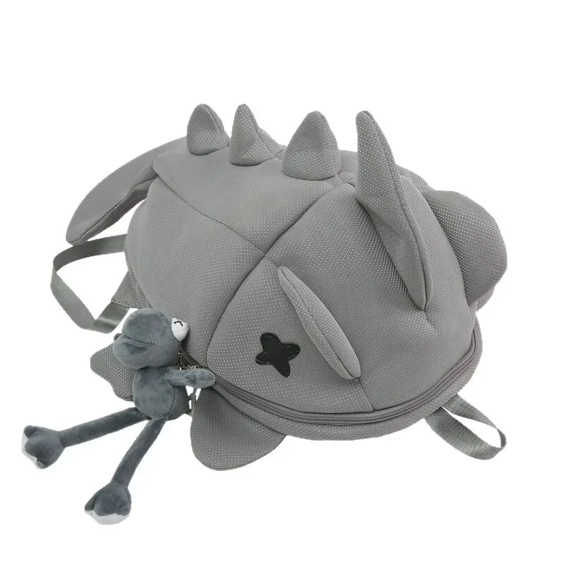 dessin animé créatif style coréen à la mode dinosaure monstre sac à dos pour garçons et filles étudiant requin