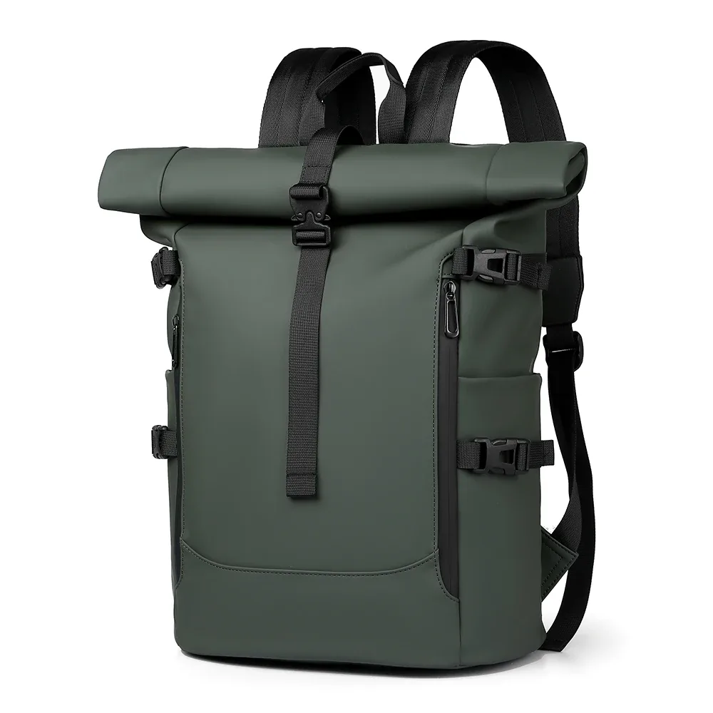 sac à dos d'extérieur imperméable à roulettes, sac à dos décontracté durable à la mode pour randonnée voyage usage quotidien