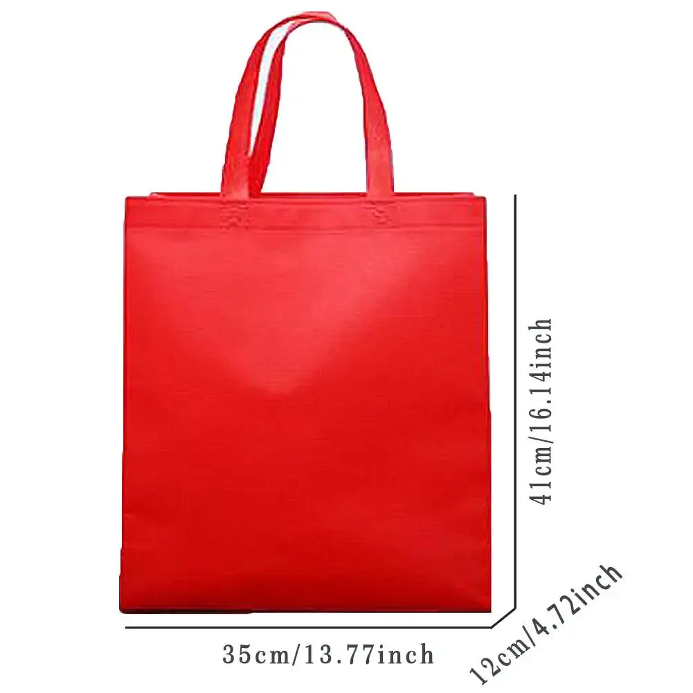 1 pc femmes pliable sac à provisions réutilisable eco grand sac à main tissu non-tissé sacs à bandoulière fourre-tout épicerie fourre-tout sacs pochette