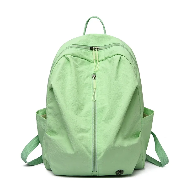 sac à dos en nylon pour femmes, grande capacité, léger, imperméable, sac à dos décontracté de style coréen pour les voyages, l'école, la randonnée, les sports de plein air