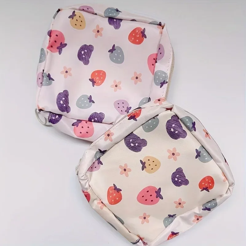 sac de rangement pour serviettes hygiéniques à imprimé chic et grande capacité - organisateur léger et multi-usages pour bonbons et articles essentiels