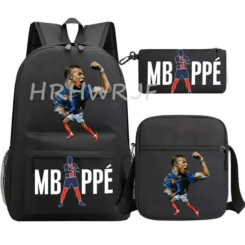 sacs à dos neymar, lot de 3, grand sac de voyage pour adolescents, sac d'école, sac à dos de sport, sac à dos décontracté en nylon classique pour ordinateur