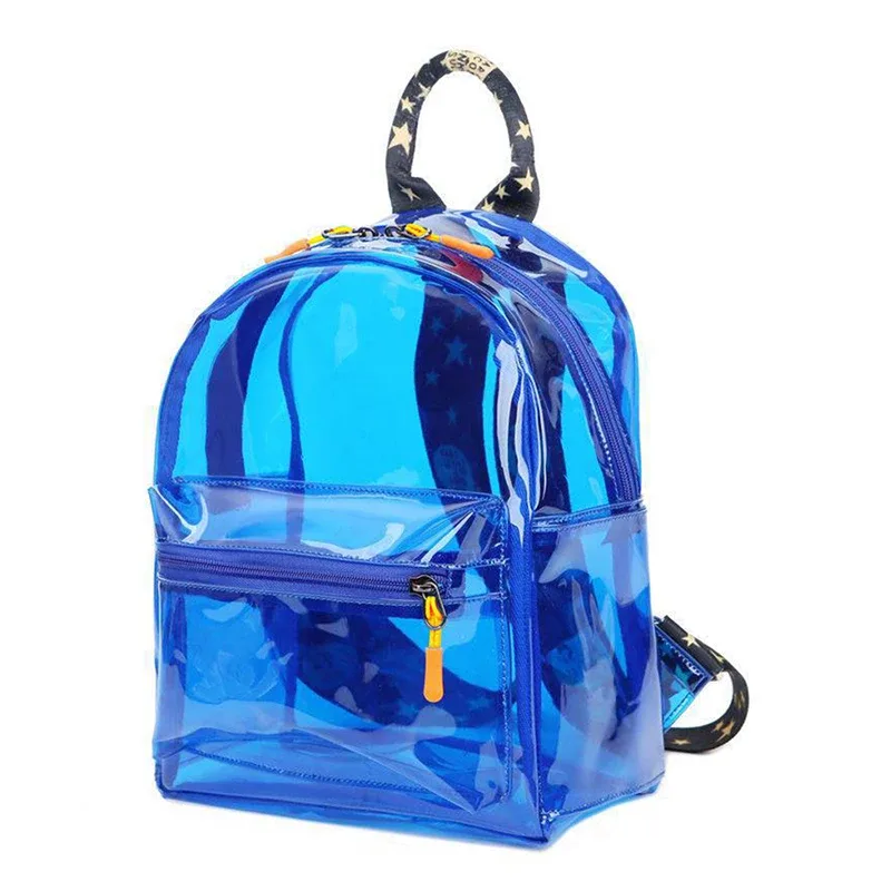 tinat fashion – sac à dos transparent pour femmes, mini sac à dos mignon de voyage, sac à dos d'école, sac d'étudiant pour filles, mochila pour enfant
