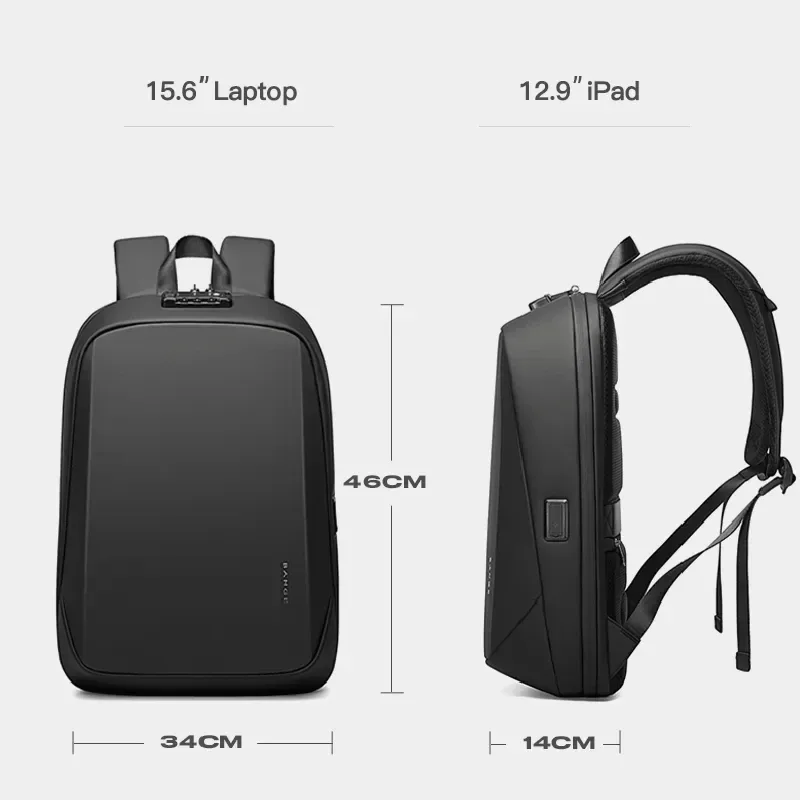 sac dos eva texturé noir compartiment étanche caméra téléphone écouteurs ceinture air occasionnels école voyage business