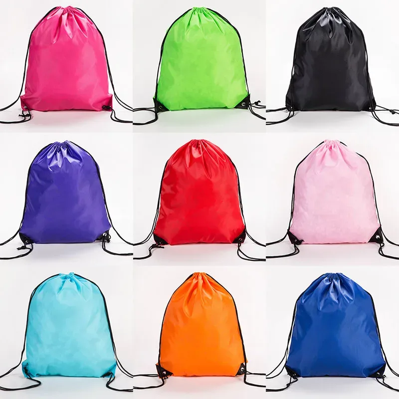 oxford – sac à dos portable à cordon de serrage pour étudiants, étanche, sac à dos de sport, d'équitation, sac de rangement pour chaussures et vêtements