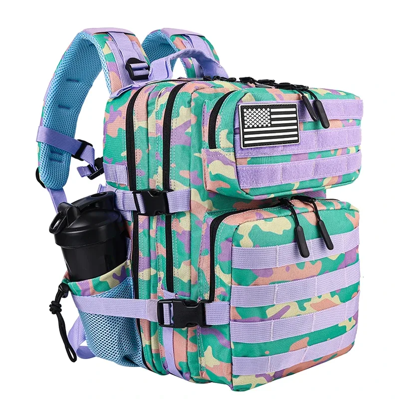 lhi 25l sac à dos tactique pour femmes fitness athlète sac de sport petit sac à dos de voyage pour sports de plein air avec porte-bouteille