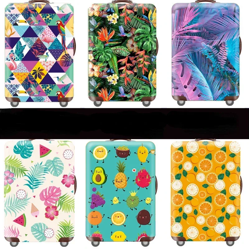housse de bagage géométrique plus épaisse, housse de protection élastique pour valise de voyage de 18 à 32 pouces, accessoires de voyage, nouveau
