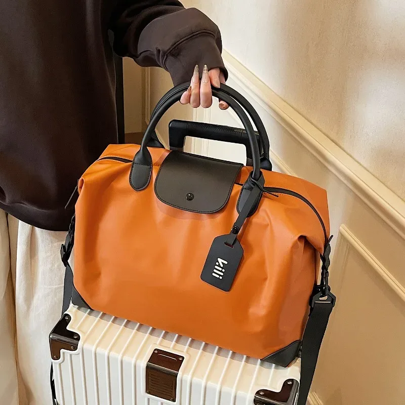 grand sac de voyage avec compartiment sec/humide, idéal pour la gym, le yoga, les week-ends, les séjours d'une nuit, bagage cabine avec compartiment à chaussures, sac à bandoulière