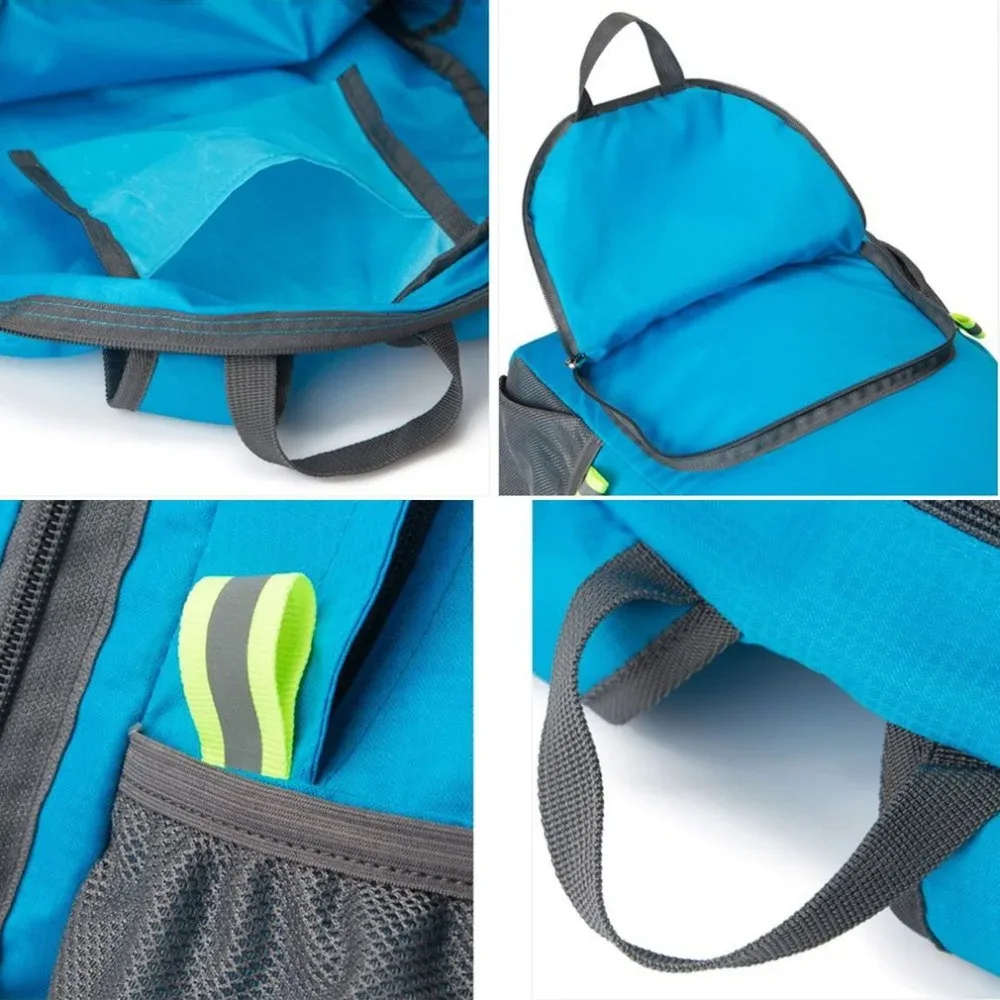 sac à dos de voyage en plein air ultraléger pour hommes, sac d'alpinisme pliable, sac de jour de course de sport, sac d'évaluation, camping, randonnée