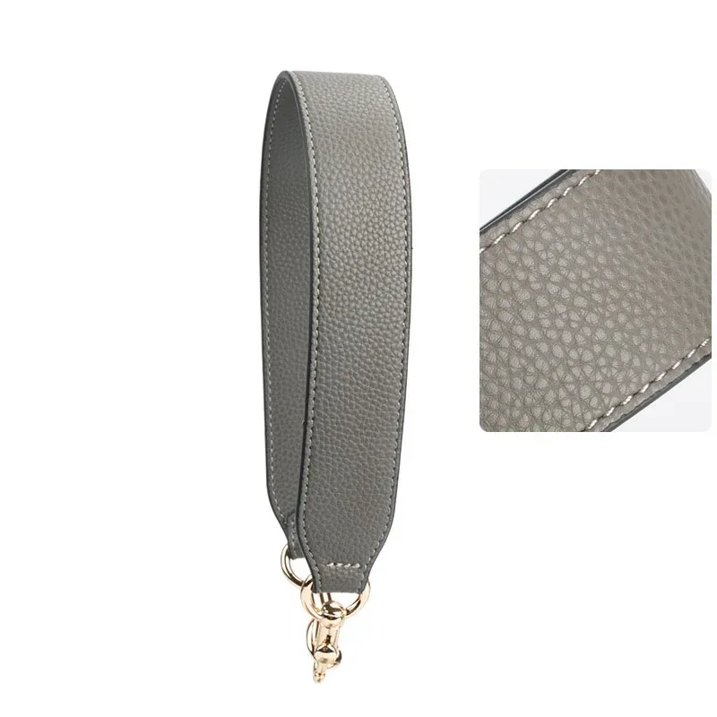 xmessun – sac à bandoulière tendance pour femmes, bretelles pour les mains, bretelles en cuir véritable, larges bretelles, accessoires à sangle courte, nouvelle collection