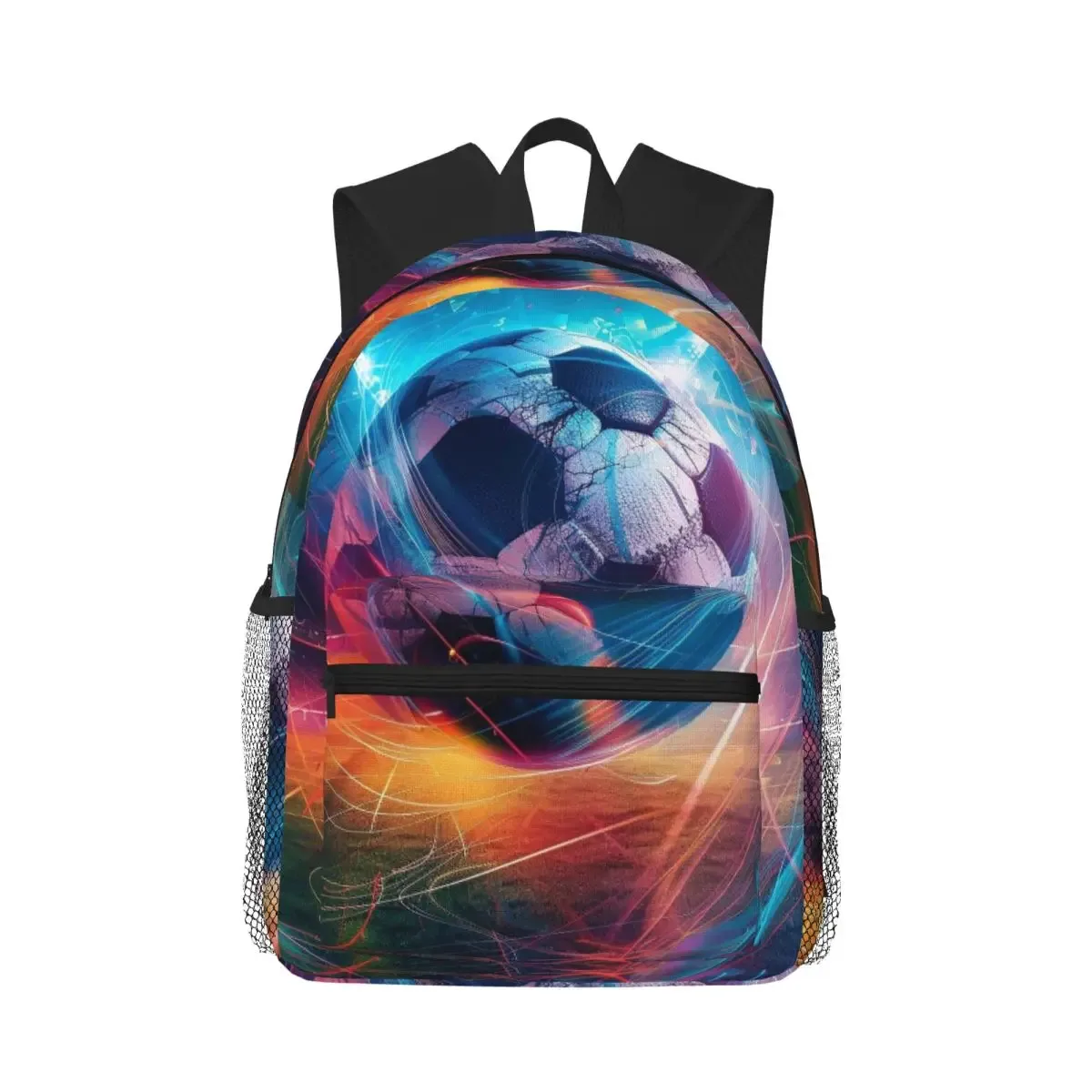 sac à dos de football pour étudiants, sac d'école pour enfants, sac à bandoulière pour ordinateur portable pour garçons et filles