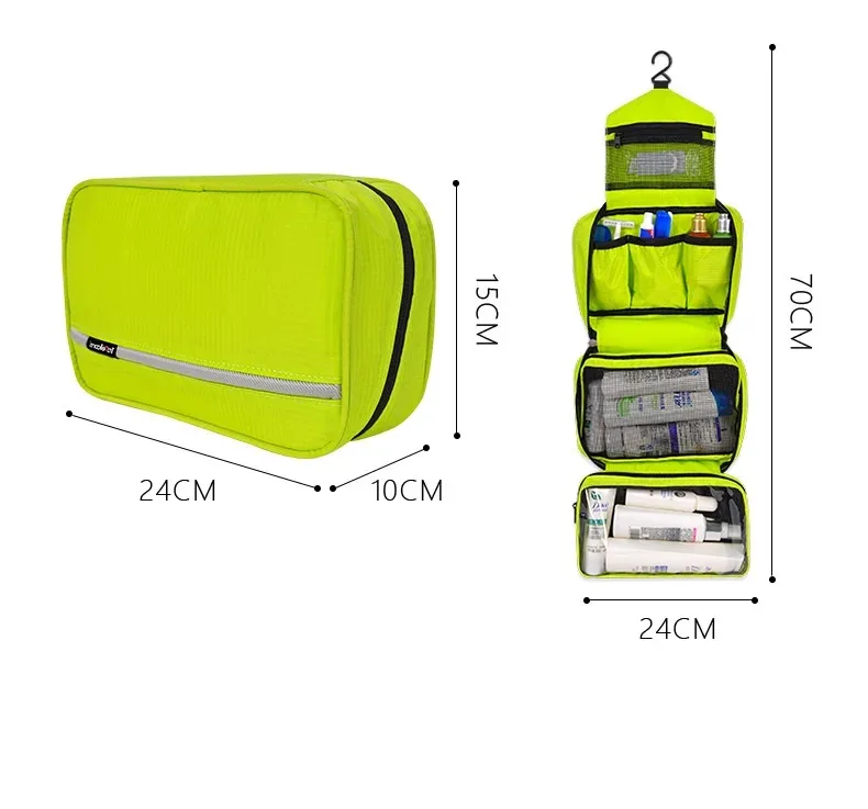 sac de maquillage étanche à fermeture éclair pour hommes et femmes, trousse à cosmétiques, trousse de beauté, organisateur de maquillage, trousse de toilette, kits de rangement, pochette de lavage de voyage