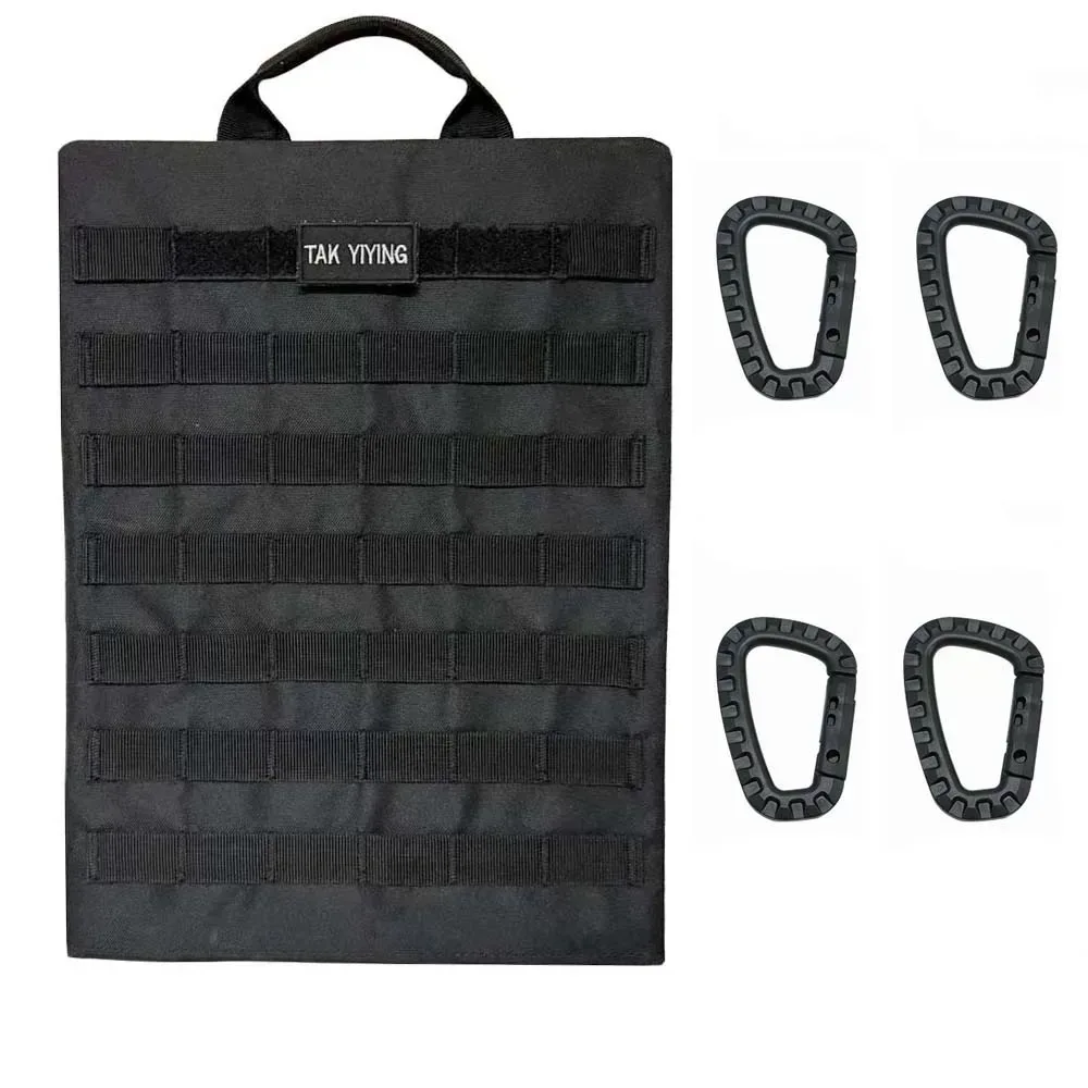 organisateur de rangement tactique extérieur suspendu multifonctionnel, plaque d'extension réglable pour sac à dos, accessoires