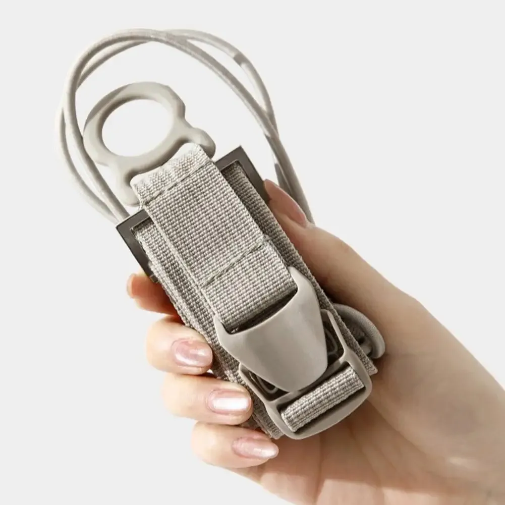 ensemble de sangles de bagages réglables avec cordon élastique et crochet pour valise, idéal pour les voyages en mains libres à l'aéroport et les déplacements professionnels