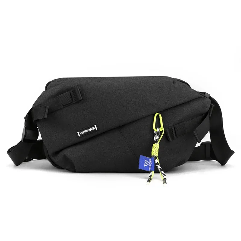 sacs banane en nylon de haute qualité avec empiècements, nouvelle marque 2026, sac de poitrine unisexe, sac bandoulière décontracté pour voyage et extérieur, sacs de ceinture pour hommes