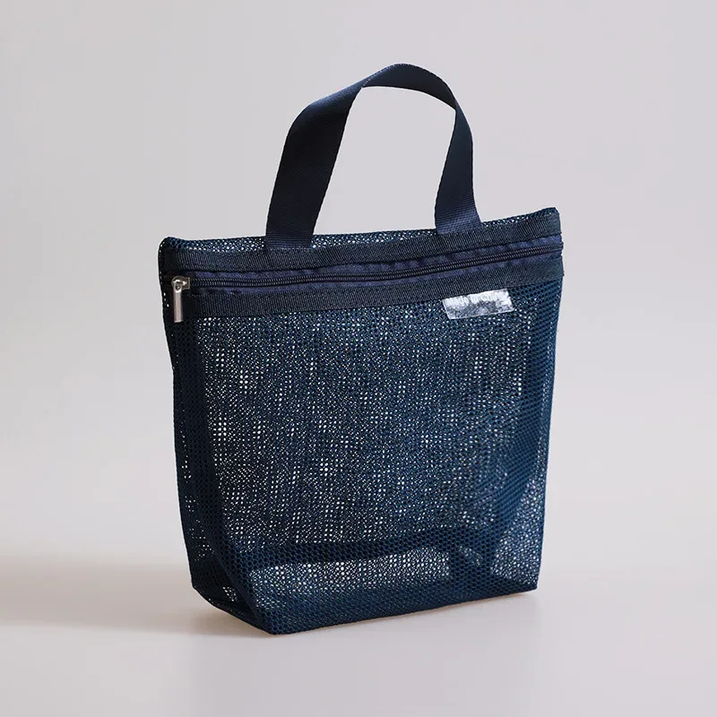 sacs de rangement portables pour maquillage, sacs à main en maille, sac de bain, sac de sport, sac de rangement pour articles divers, trousse de toilette de voyage