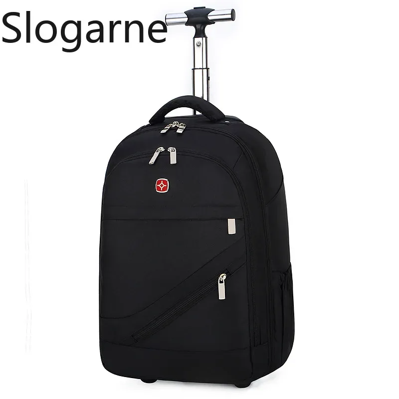 sac à dos de voyage de grande capacité pour hommes et femmes, bagage à roulettes multicouche, sac à dos côtelé, sac d'ordinateur d'affaires, nouveau