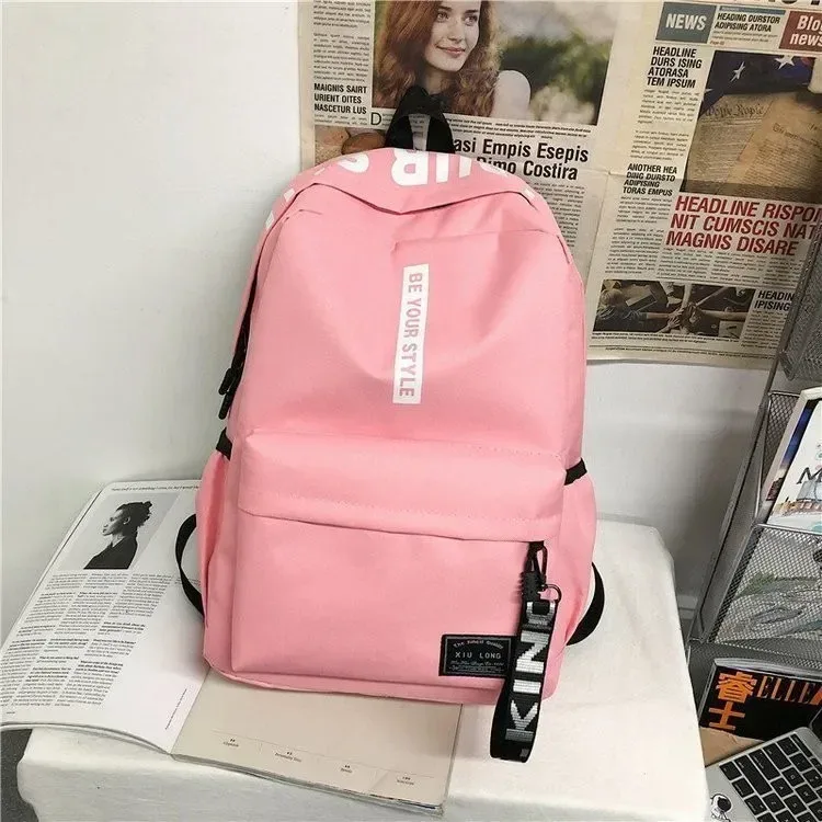 mode tendance sac à dos sac à dos pour hommes et femmes collège lycée étudiant sac grande capacité version coréenne de th
