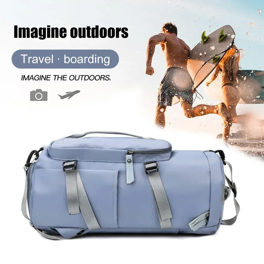 grand sac à dos de sport pour hommes et femmes, sac de voyage, fitness, entraînement, camping, extérieur, salle de sport, 138