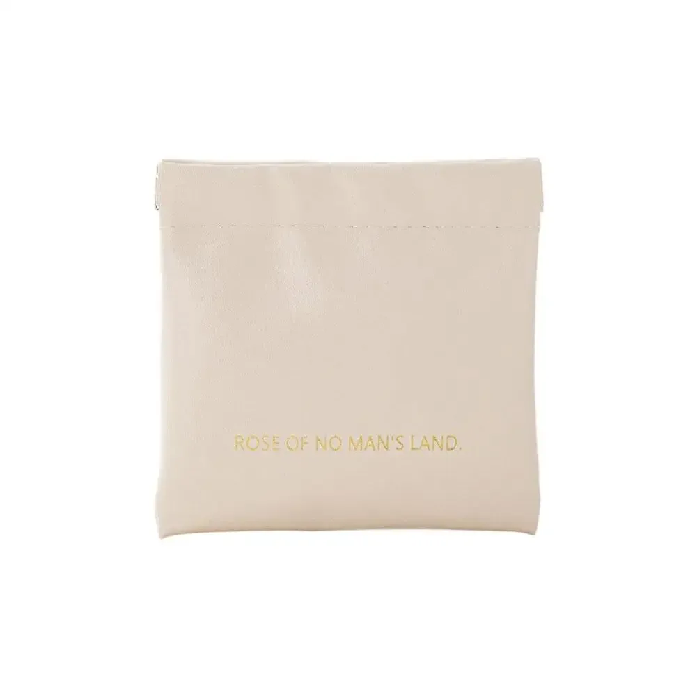 mini sac à fermeture automatique en pu, sac de rangement portable pour écouteurs, câbles de charge, portefeuille zéro, pièces de monnaie et rouges à lèvres