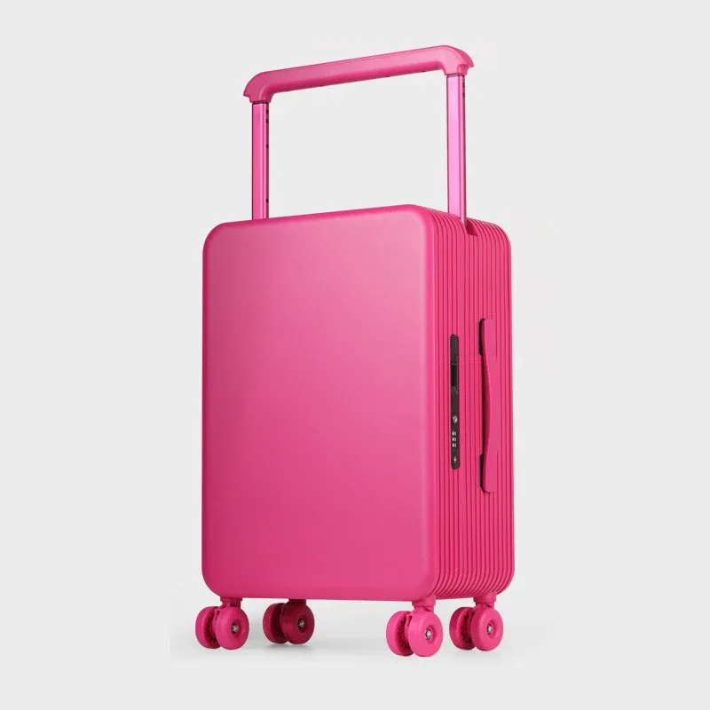 nouvel ensemble de bagages 2026 à poignée large, valise à roulettes avec boîte à maquillage, robuste et durable, pour voyages