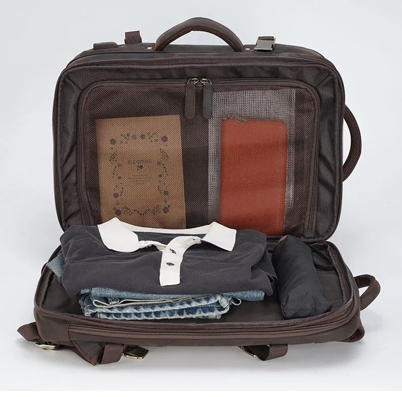 sac à dos vintage en cuir de cheval pour homme, sac à dos en cuir de vachette, grand sac à dos de voyage classique, grand sac à main pour ordinateur portable 15.6"