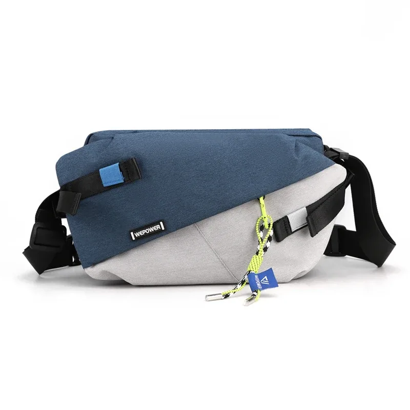 sacs banane en nylon de haute qualité avec empiècements, nouvelle marque 2026, sac de poitrine unisexe, sac bandoulière décontracté pour voyage et extérieur, sacs de ceinture pour hommes