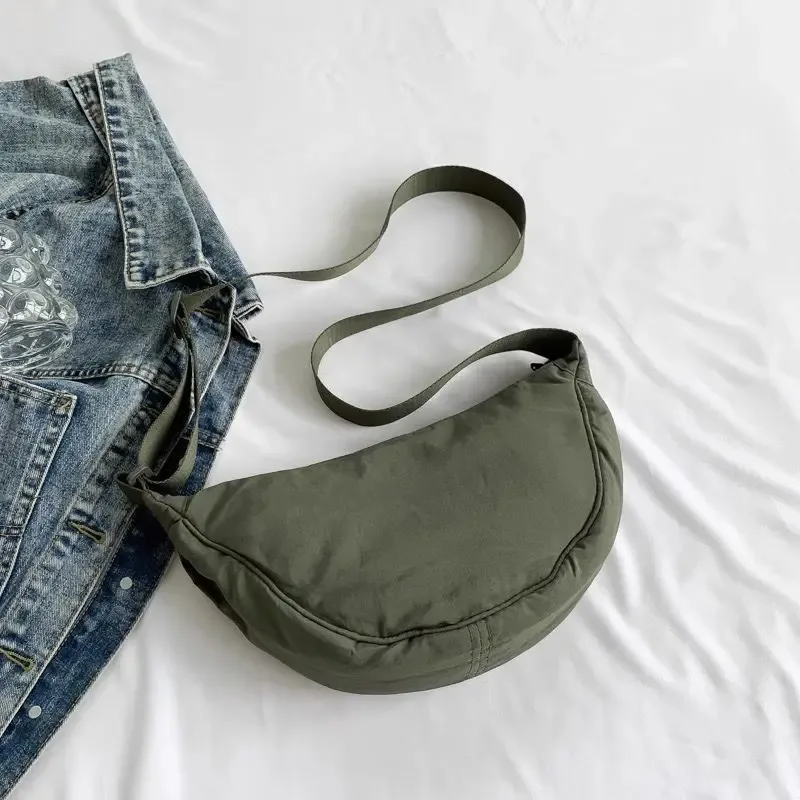 sacs à aisselles en tissu imperméable épais pour femmes, sac à boulettes polyvalent pour femmes, sac à bandoulière simple à usage quotidien