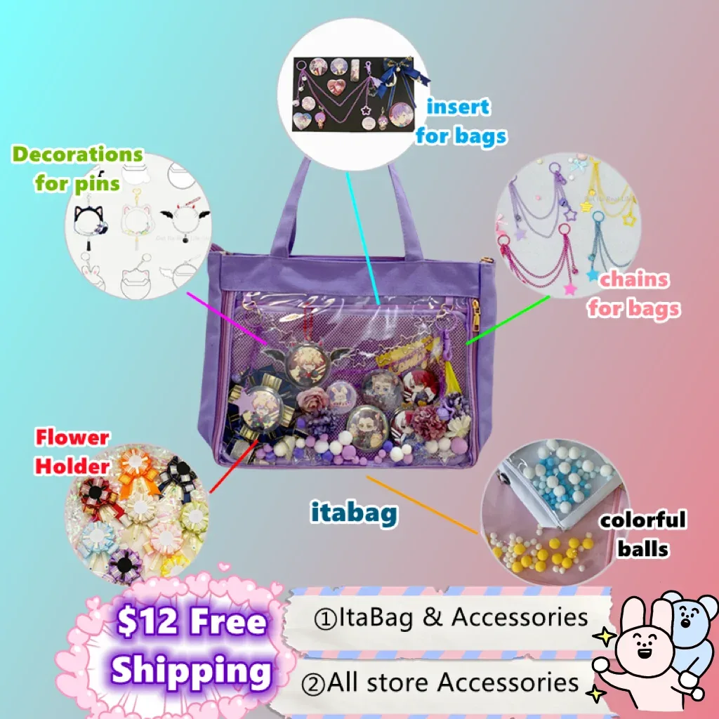 italife – étui à badges anime, housse de protection anti-rayures, accessoires d'animation, étui à épingles pour sac à dos ita h330