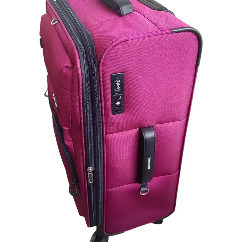 valise de voyage non tissée ultralégère extensible - bagage trolley de grande capacité avec roulettes (20/24/28 pouces)