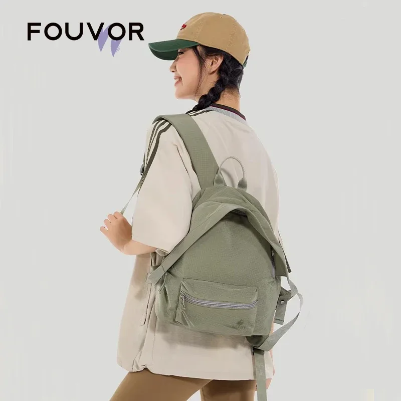 sac à dos fouvor 2026 nouveau pour jeunes avec poche cachée zippée, compartiments intérieurs, petit sac de cabine pour avion, sac de banlieue 3059-04