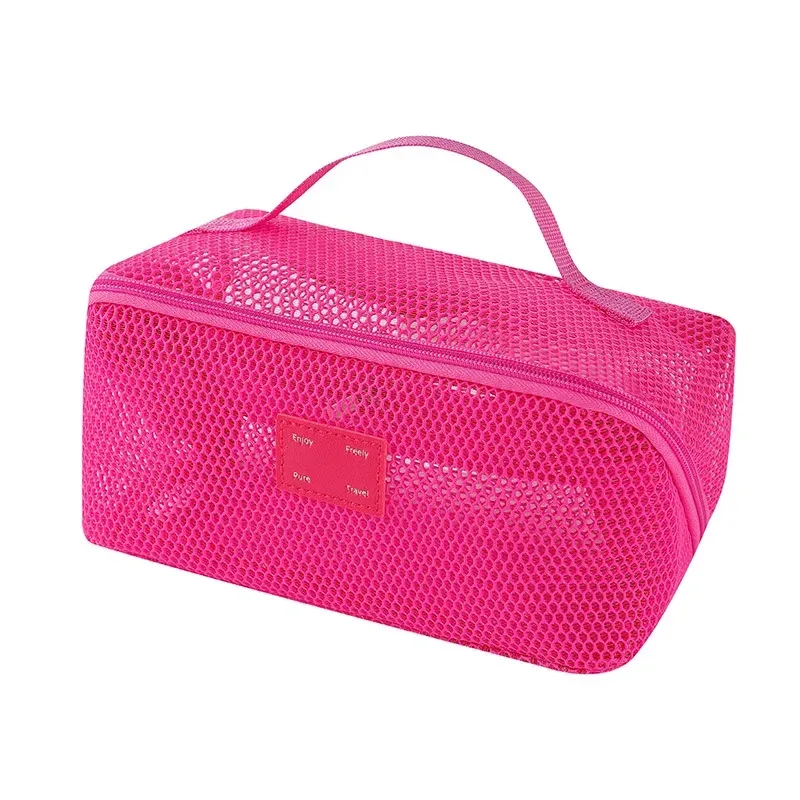 organisateur de maquillage, trousse de toilette pour femme, pochette de rangement pour maquillage, pochette de rangement pour cosmétiques, sac de rangement pour voyage avec fermeture éclair