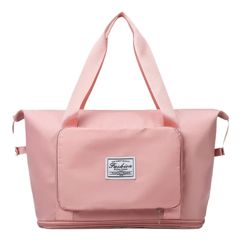 nouveau sac de voyage grande capacité pour courts séjours, avec séparation sec/humide, sac de sport et de natation, bagage pliable à main en tissu oxford résistant à l'eau