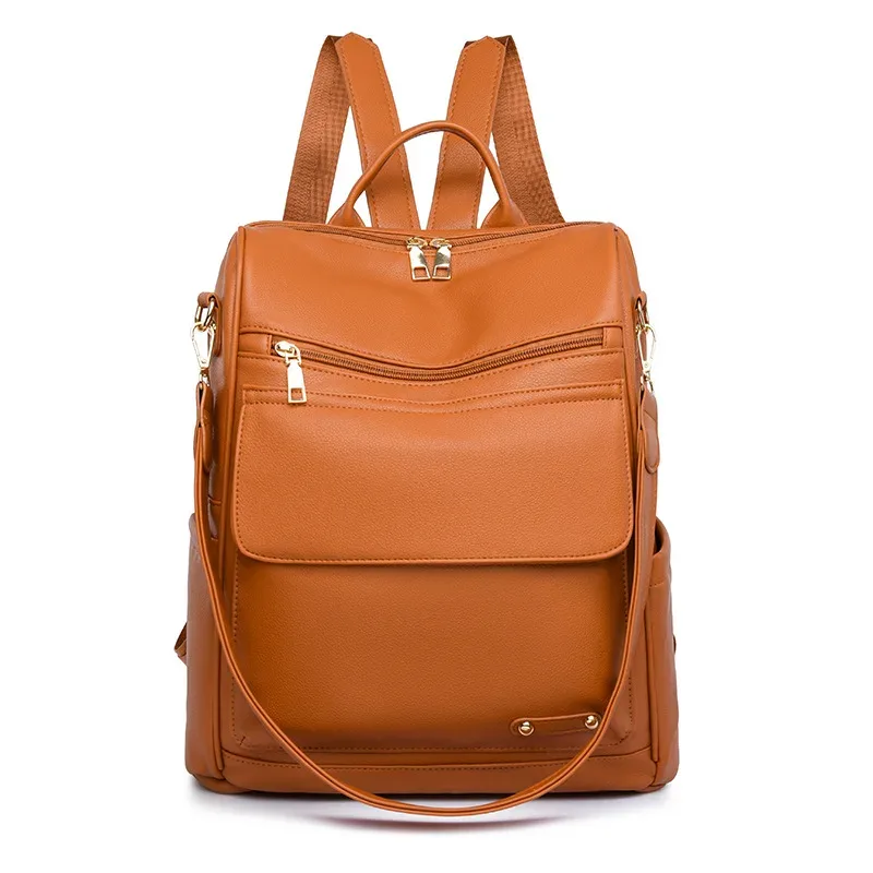 sac à dos antivol pour femmes, sac à bandoulière en cuir pu, sacs à main tendance pour femmes