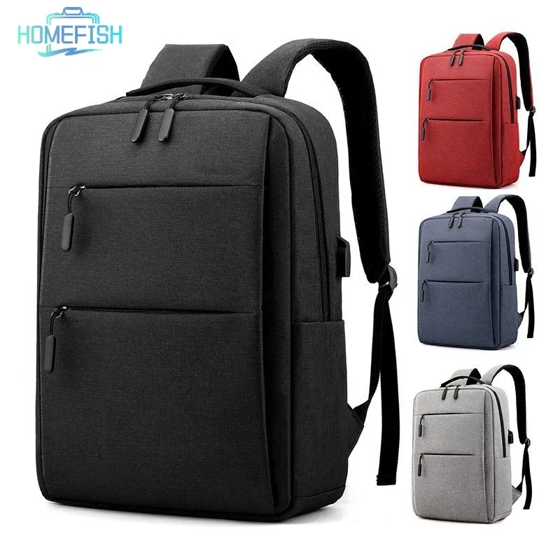 sac à dos pour ordinateur portable unisexe homefish, fermeture éclair multicouche et grande capacité, sac de voyage d'affaires 13-15 pouces