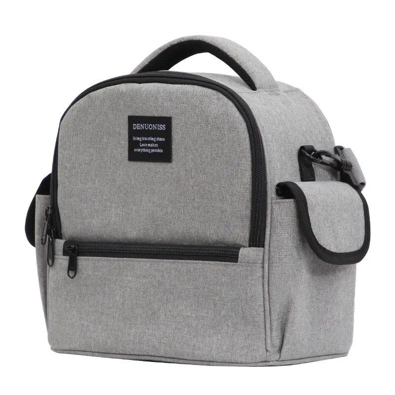 denuoniss étanche hommes sac à dos créatif multifonction déjeuner sac à dos oxford tissu feuille d'aluminium sac à dos thermique sac isotherme