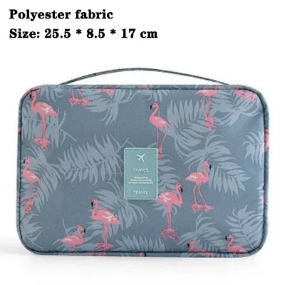 trousse de maquillage étanche de voyage, trousse de toilette suspendue pour femme, sac à cosmétiques pliable, organisateur, trousse de lavage, pochette de trousse de toilette portable
