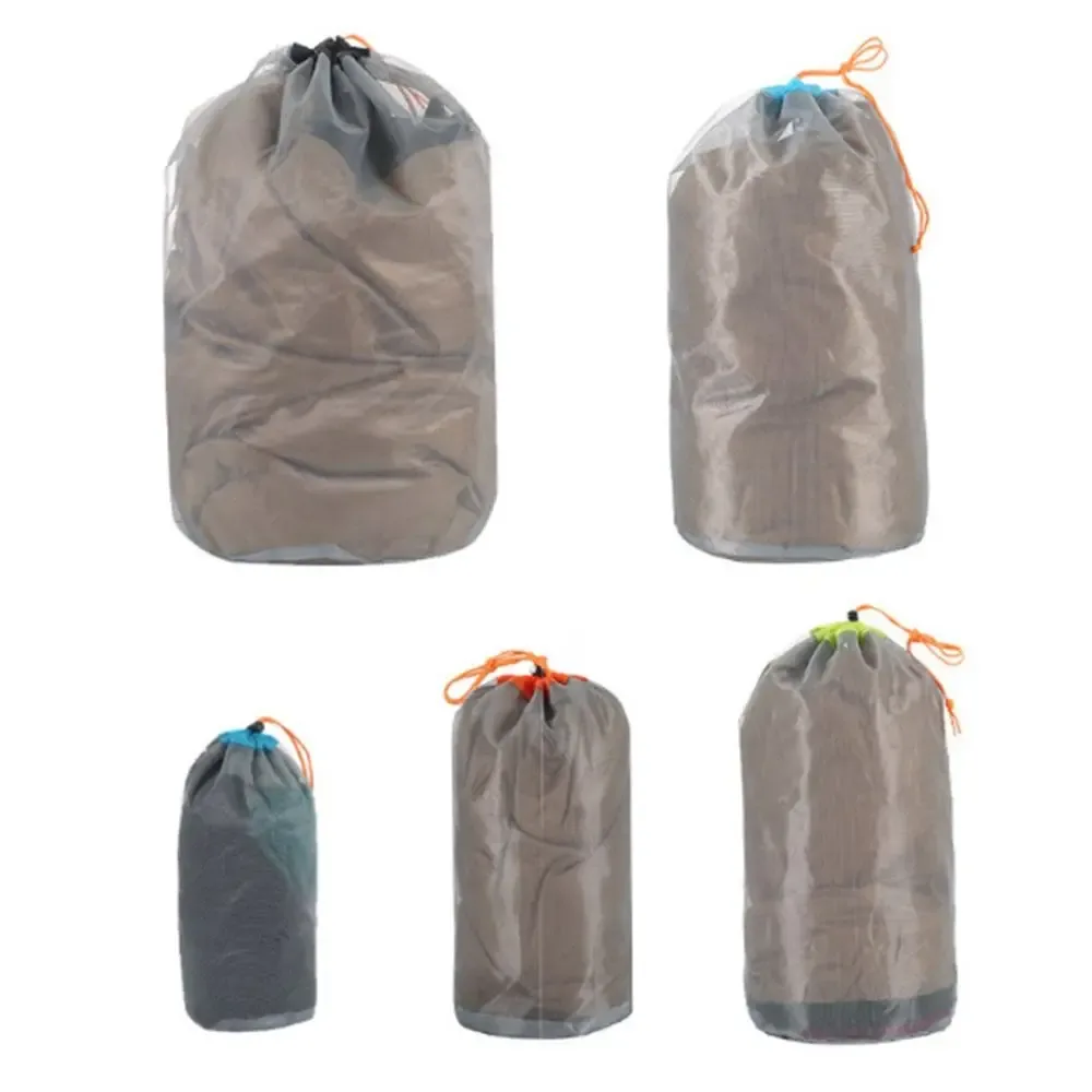 outils de randonnée de haute qualité, accessoires de sport ultralégers en maille pour le camping, sacs de voyage, sac de rangement à cordon, organisateur d'escalade