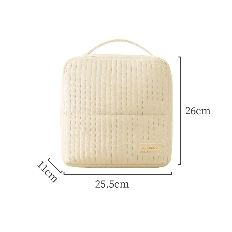 trousse de maquillage en velours tendance, sac de maquillage portable multifonctionnel, trousse cosmétique étanche, organisateur de voyage