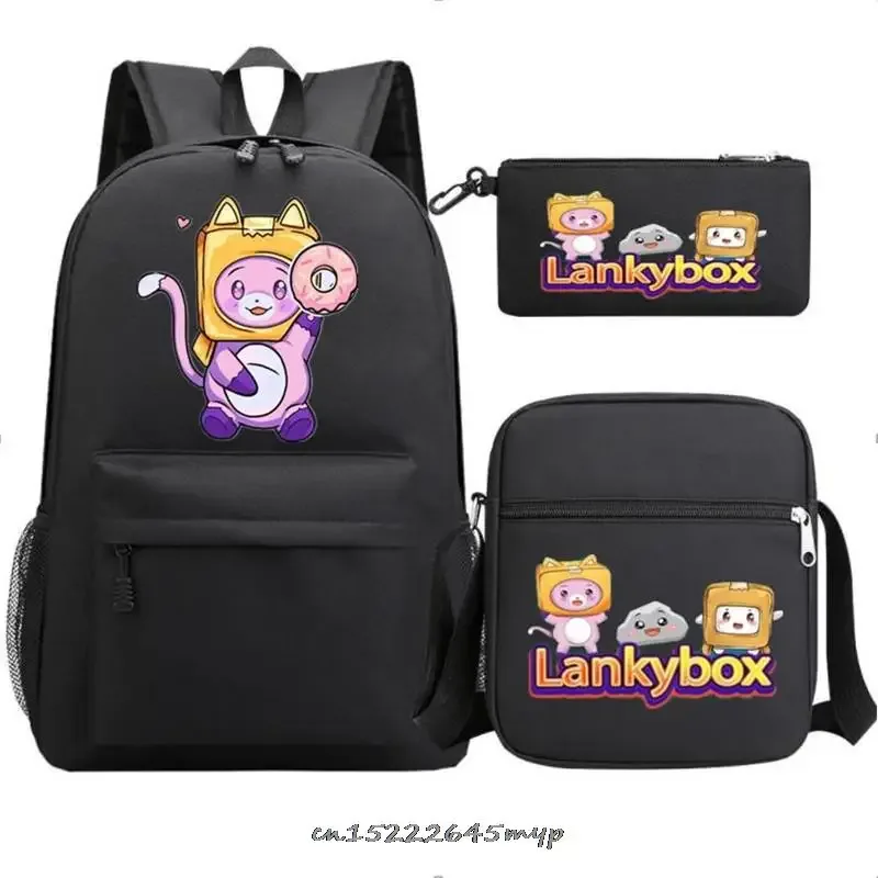 sac dos nylon fleurs dessin animé bleu noir rose galaxie personnages mignons poche latérale fermeture glissière usage voyage capacité grande