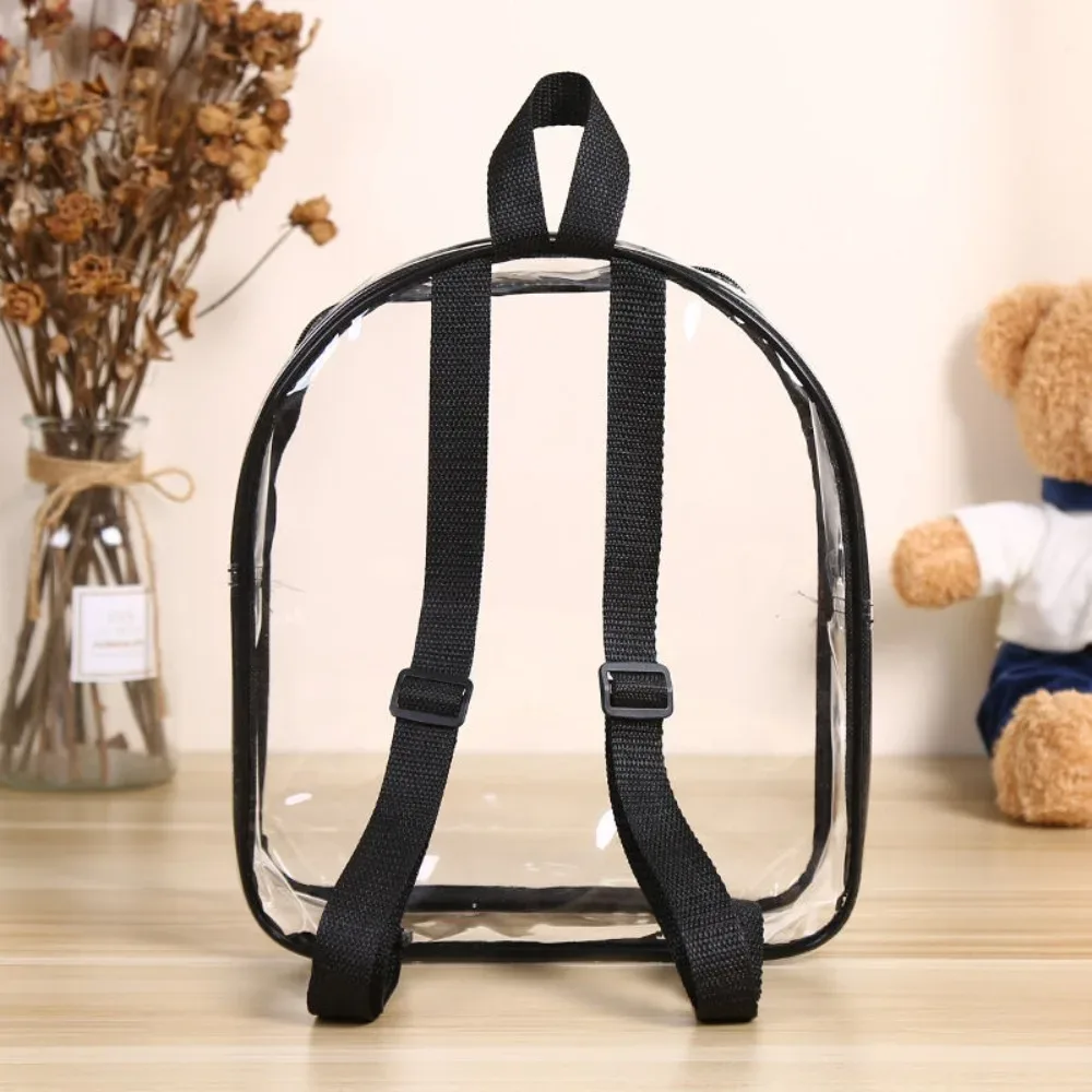 nouveau sac à dos transparent étanche petit sac à dos transparent en pvc sacs à dos de rangement à fermeture éclair été
